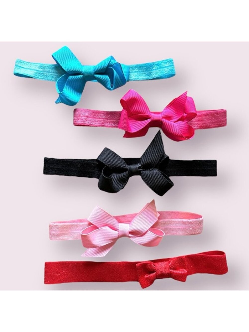 Baby Girls Hair Bow Headband Set Lot